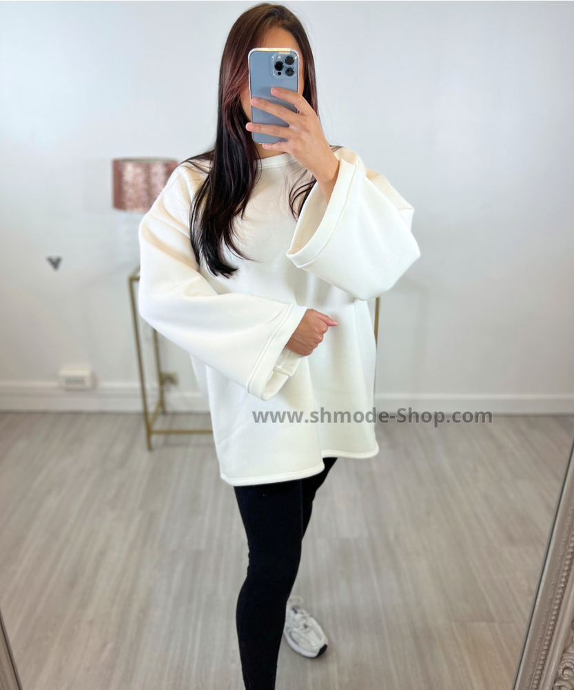 Pull Oversize - Blanc